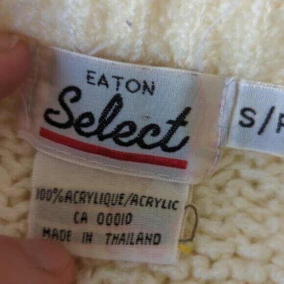 Vintage Eaton knit cardigan grandpa sweater - Picture 5 of 5